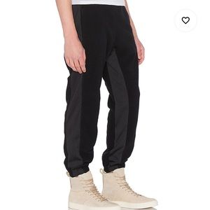 Yeezy Season 3 Sherpa Fleece Joggers in True Onyx Black